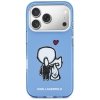 Etui Karl Lagerfeld Karl & Choupette     Back MagSafe do iPhone 17 Pro Max niebieski